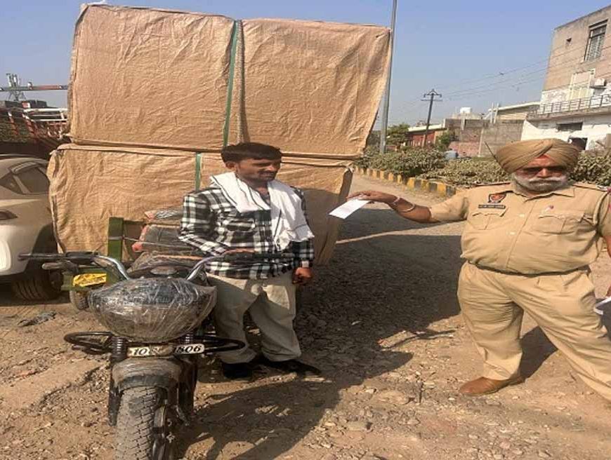 पंजाब में वाहनों पर कार्रवाई शुरू, काटे जा रहे धड़ाधड़ चालान