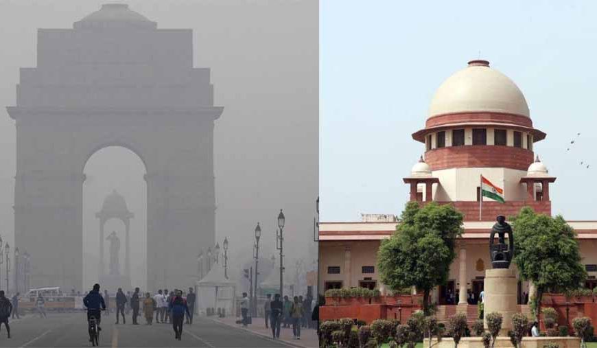 प्रदूषण पर सुप्रीम कोर्ट सख्त: WHO की सीमा 50, दिल्ली-NCR में एयर क्वालिटी 450 पार