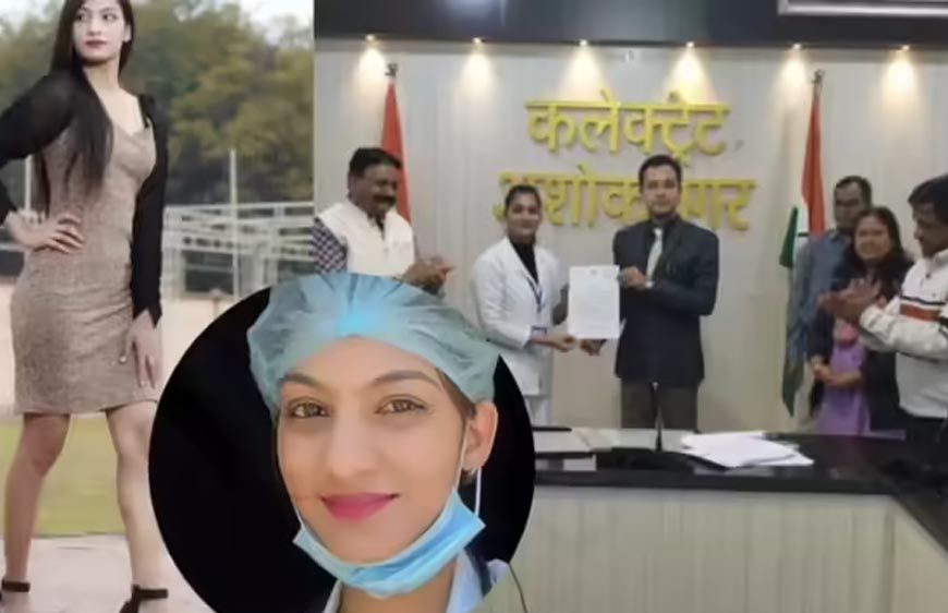 अशोकनगर अस्पताल की नर्स ने सर्जिकल वार्ड में दारू पार्टी पकड़ी, कलेक्टर ने दिया बड़ा सम्मान