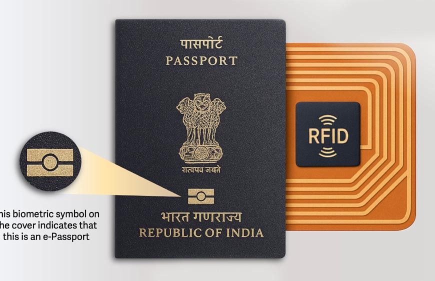 भारत का हाईटेक E-Passport लॉन्च, चिप से बढ़ेगी सुरक्षा—पुराने पासपोर्ट का क्या होगा?