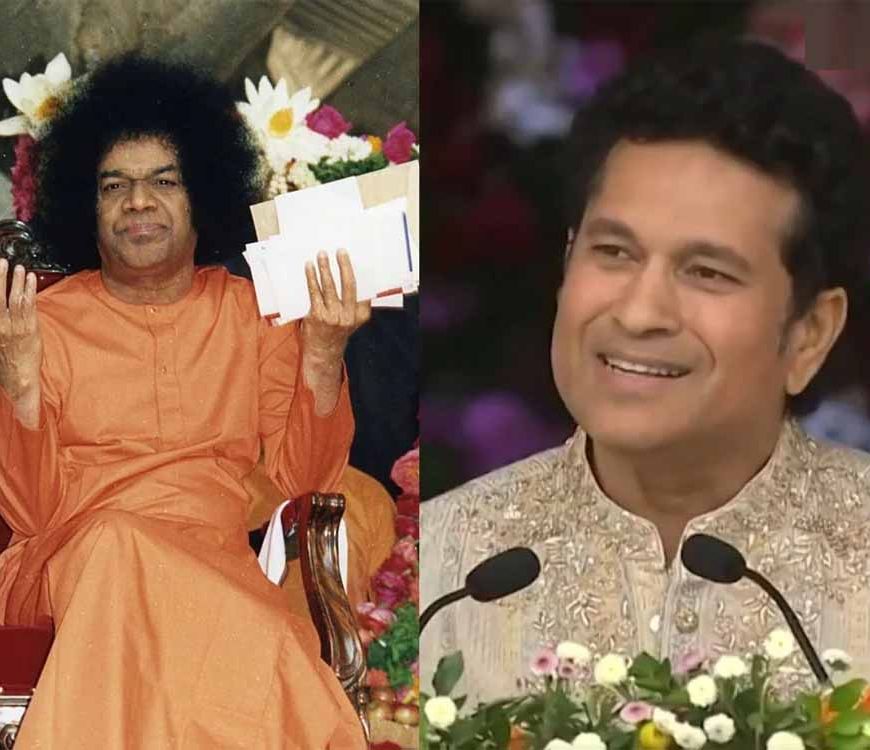 श्री सत्य साईं बाबा के जन्म शताब्दी समारोह में पहुंचे तेंदुलकर, सुनाया विश्व कप 2011 से जुड़ा किस्सा