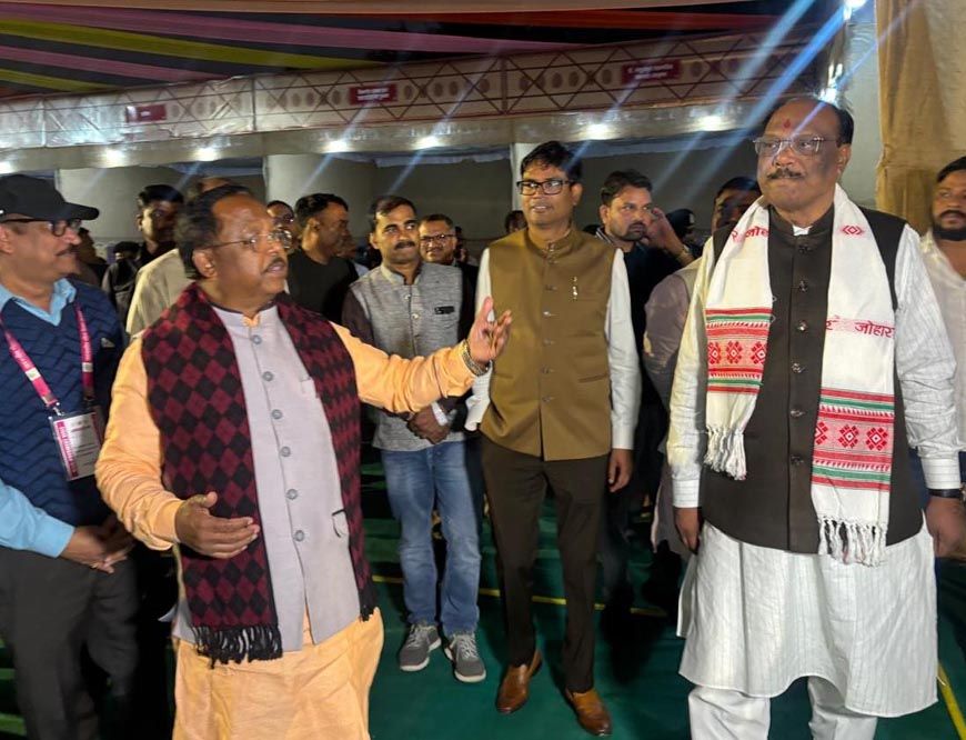 रायपुर : केन्द्रीय राज्यमंत्री  दुर्गा दास उइके ने जनजातीय गौरव दिवस कार्यक्रम की तैयारियों का लिया जायजा