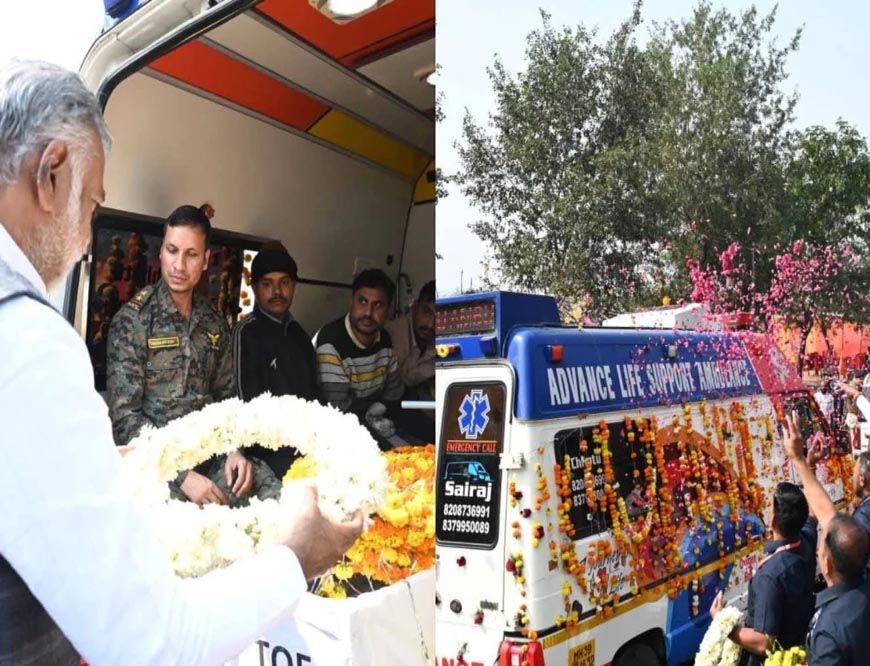 नक्सली मुठभेड़ में शहीद आशीष शर्मा को दी गई अंतिम सलामी, कैबिनेट मंत्री प्रहलाद पटेल ने अर्पित की श्रद्धांजलि
