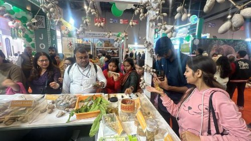 तसर उत्पादन में देश का नेतृत्व तसर से तरक्की तक: झारखंड पवेलियन में दिखाई दी राज्य के राष्ट्रीय नेतृत्व की शक्ति