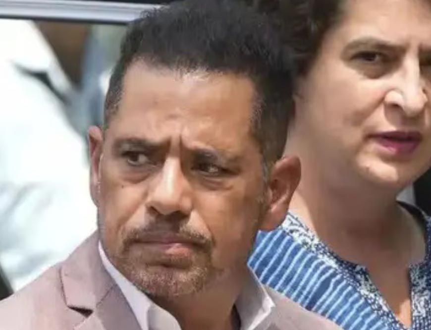 ED की बड़ी कार्रवाई: रॉबर्ट वाड्रा को पहली बार बनाया आरोपी, ब्लैक मनी केस में नई चार्जशीट दाखिल