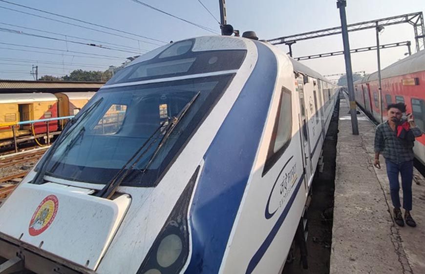 इंदौर में वंदे भारत ट्रेन के नए रैक का आगमन, 1000+ यात्री कर सकेंगे नागपुर सफर