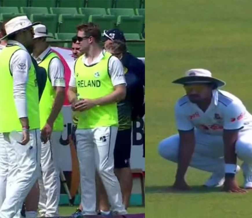 भूकंप का असर: बांग्लादेश vs आयरलैंड टेस्ट मैच कुछ देर के लिए रुका
