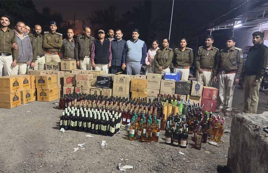 भोपाल आबकारी विभाग द्वारा लगातार की जा रही कार्यवाही