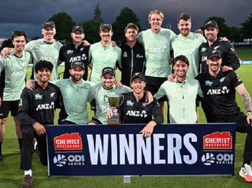 न्यूजीलैंड की क्लीन स्वीप जीत: तीसरे वनडे में वेस्टइंडीज 4 विकेट से पराजित