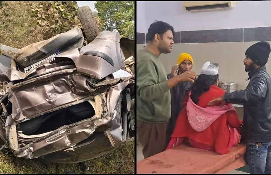 देवास में दर्दनाक सड़क हादसा: अज्ञात वाहन की टक्कर से एक मृत, तीन घायल