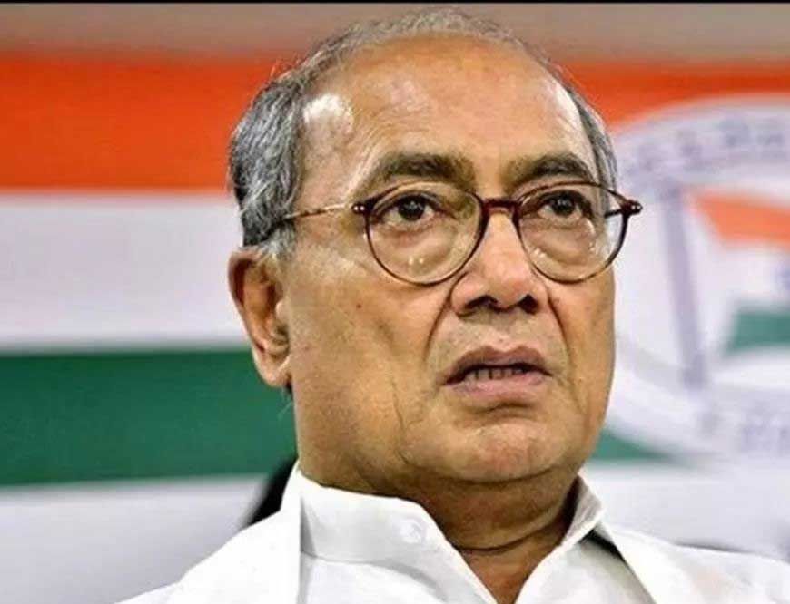 इंदौर कांग्रेस मीटिंग में दिग्विजय सिंह का बयान: ‘कांग्रेस सोई थी, राहुल ने फिर जगाया’