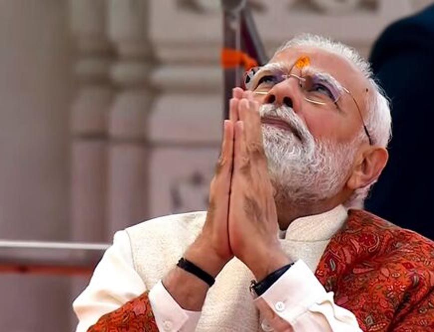 सदियों के घाव भर रहे, वेदना विराम पा रही और संकल्प आज सिद्धि को प्राप्त हो रहाः पीएम मोदी