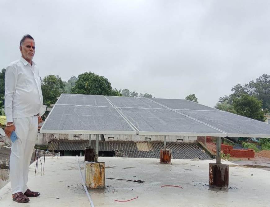 रायपुर : माकड़ी ब्लॉक में 100 पीएम सूर्य घर का सफल इंस्टालेशन