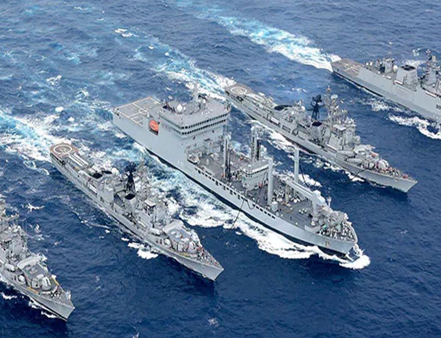 राजनाथ सिंह: नौसेना के सभी जहाज अब भारत में ही बन रहे, शिपयार्ड्स में उत्पादन तेज