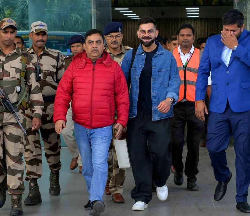 विराट कोहली रांची पहुंचे, 30 नवंबर को साउथ अफ्रीका से होगी बड़ी भिड़ंत
