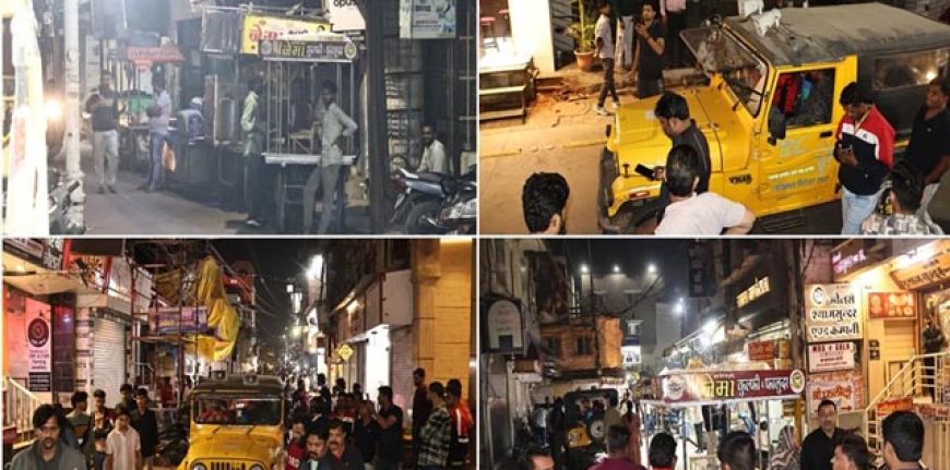 इंदौर सराफा चौपाटी सिमटने लगी, दुकानों की संख्या पर विवाद