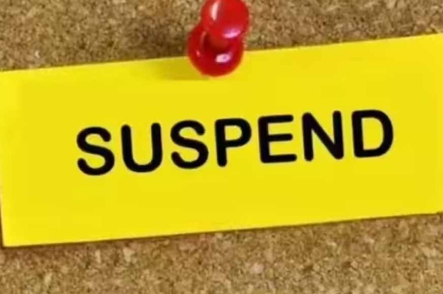 गांव की सरपंच सस्पेंड: शिकायत में सामने आया बड़ा खुलासा