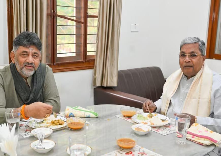 कर्नाटक में सत्ता संतुलन पर मंथन: सिद्धारमैया–डीके शिवकुमार की ब्रेकफास्ट मीटिंग से क्या निकलेगा फ़ॉर्मूला?