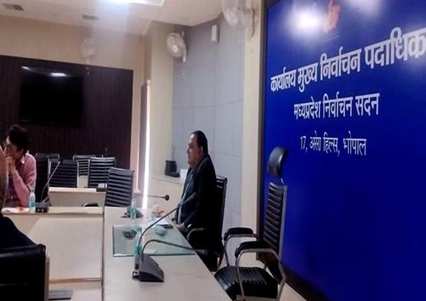 मध्यप्रदेश में मतदाता सूची पुनरीक्षण कार्य की समीक्षा