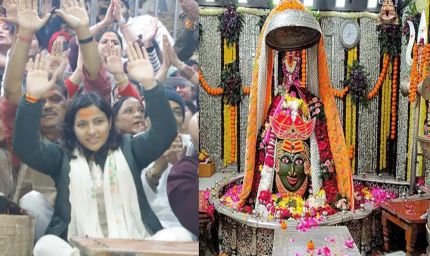 विश्व कप विजेता स्नेहा राणा ने महाकालेश्वर मंदिर में दर्शन कर जीत का श्रेय बाबा महाकाल को दिया