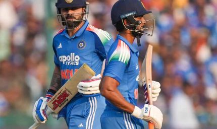 कोहली-ऋतुराज की तूफानी पारियां, राहुल की फिनिशिंग—भारत ने दक्षिण अफ्रीका को दिया 359 रन का विराट लक्ष्य