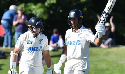 न्यूजीलैंड का बल्ला धमाका: रचिन–लैथम के शतकों से विंडीज पर 481 रन की पर्वत जैसी बढ़त