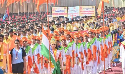 महाराणा प्रताप शिक्षा परिषद से जुड़े शैक्षणिक संस्थानों के विद्यार्थियों ने निकाली शोभायात्रा