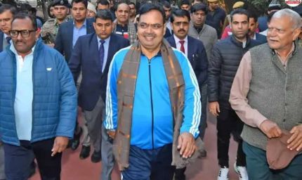 सीएम भजनलाल शर्मा बिना प्रोटोकॉल पहुंचे जवाहर सर्किल, की आधे घंटे की मॉर्निंग वॉक