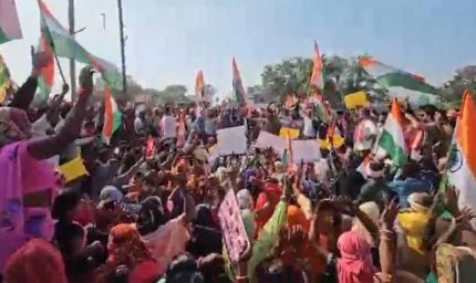 श्री सीमेंट परियोजना पर बवाल: 200+ ट्रैक्टरों के साथ SDM ऑफिस पहुंचे हजारों ग्रामीण, जनसुनवाई रद्द की मांग तेज