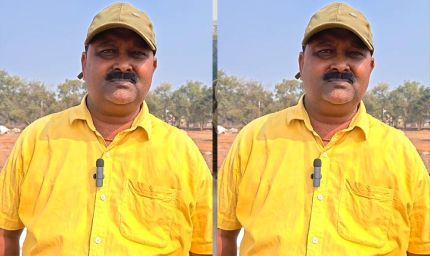 रायपुर : जालबांधा सहकारी समिति में नन्दलाल वर्मा ने 120 क्विंटल धान बेचा