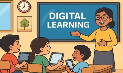 स्कूल शिक्षा में डिजिटल इन्फ्रॉस्ट्रक्चर बढ़ाने पर दिया गया विशेष ध्यान