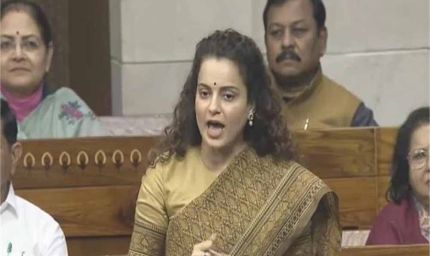 कंगना का वार: ‘पुराने जमाने में बैलट बॉक्स उठाकर ले जाते थे’—लोकसभा में विपक्ष पर तीखा हमला