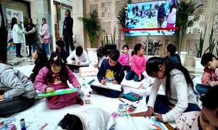 मध्यप्रदेश उत्सव का दूसरा दिन : ड्राइंग प्रतियोगिता का आयोजन