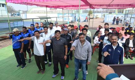 पॉवर कंपनीज अंतरक्षेत्रीय लॉन टेनिस प्रतियोगिता का शुभारंभ