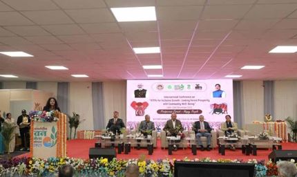 गाडरवाड़ा की सबई रस्सी एवं दोना पत्तल बनाने की विधि मेले में आकर्षण का केन्द्र रही