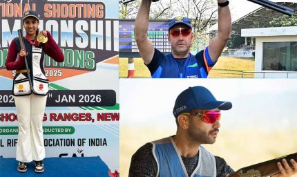 जिंदल स्टील के एथलीट्स गुरजोआत सिंह खंगुरा और राइज़ा ढिल्लों ने 68वीं राष्ट्रीय शॉटगन शूटिंग चैंपियनशिप में राष्ट्रीय खिताब जीतकर रचा इतिहास