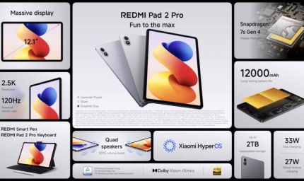Redmi Pad 2 Pro भारत में जल्द लॉन्च: 12000mAh की दमदार बैटरी के साथ बनेगा सबसे पावरफुल टैबलेट