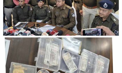 मध्‍यप्रदेश पुलिस की नकबजनी, लूट और ठगी के नेटवर्क पर प्रभावी कार्यवाही तीन दिनों में 1 करोड़ 64 लाख से अधिक की संपत्ति बरामद