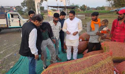 कृषि मंत्री कंषाना ने मटर की फसल का निरीक्षण कर किसानों से किया संवाद