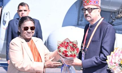 रायपुर : राष्ट्रपति श्रीमती द्रौपदी मुर्मू का आत्मीय स्वागत
