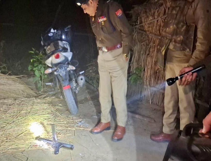 शामली में बावरिया गैंग का सरगना मिथुन पुलिस एनकाउंटर में ढेर, कार्बाइन-पिस्टल बरामद