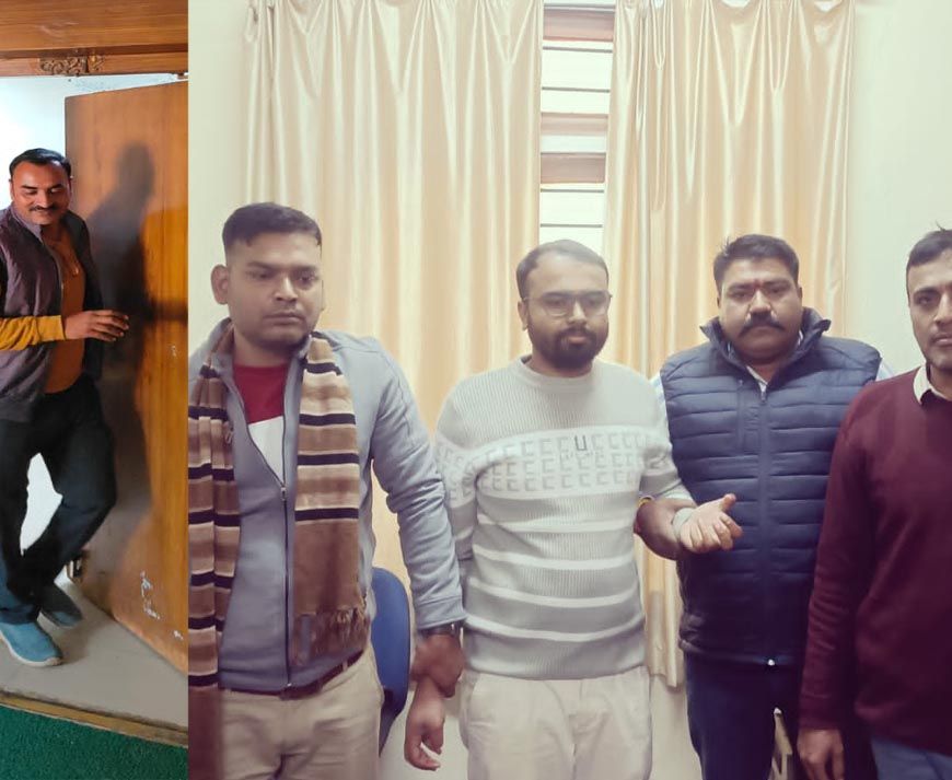 सतना में निरीक्षक 20 हजार की रिश्वत लेते रंगे हाथ गिरफ्तार
