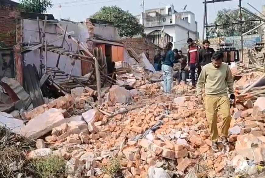 करण साव के अवैध कब्जे पर निगम का बुलडोजर एक्शन, भारी पुलिस फोर्स तैनात