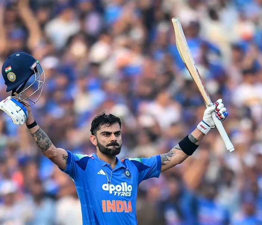 रांची से रायपुर तक विराट का कहर: कोहली ने ठोका वनडे करियर का 53वां शतक