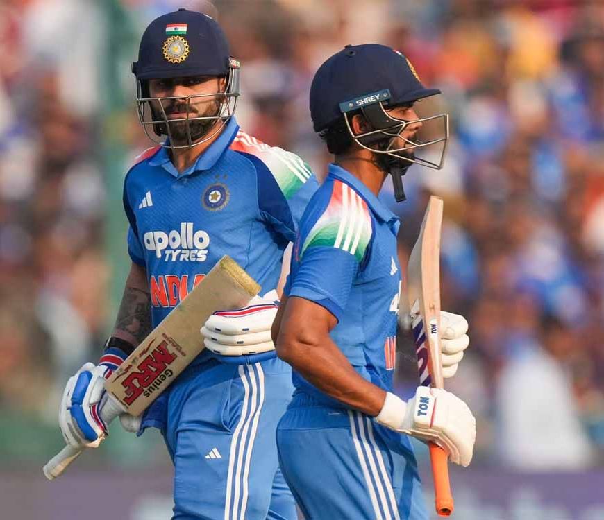 कोहली-ऋतुराज की तूफानी पारियां, राहुल की फिनिशिंग—भारत ने दक्षिण अफ्रीका को दिया 359 रन का विराट लक्ष्य