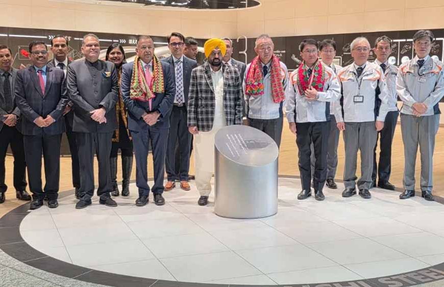 जापान दौरे का असर: तीसरे दिन भी पंजाब को ₹500 करोड़ का निवेश, वर्धमान–आइची स्टील में बड़ी डील