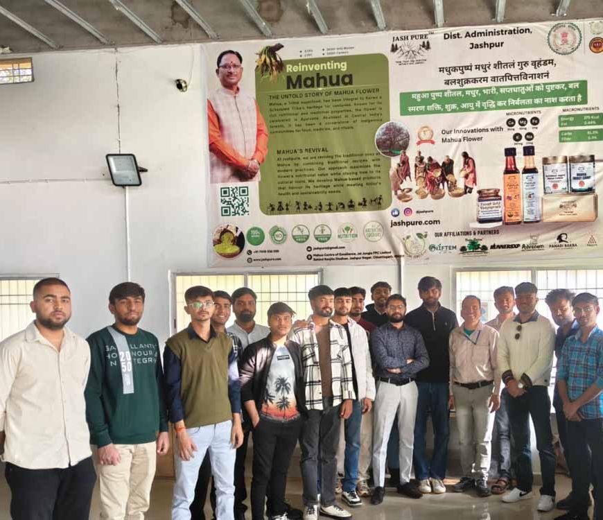 खाद्य प्रसंस्करण हब बनने की ओर जशपुर: निफ्टेम कुंडली का सतत् प्रयास
