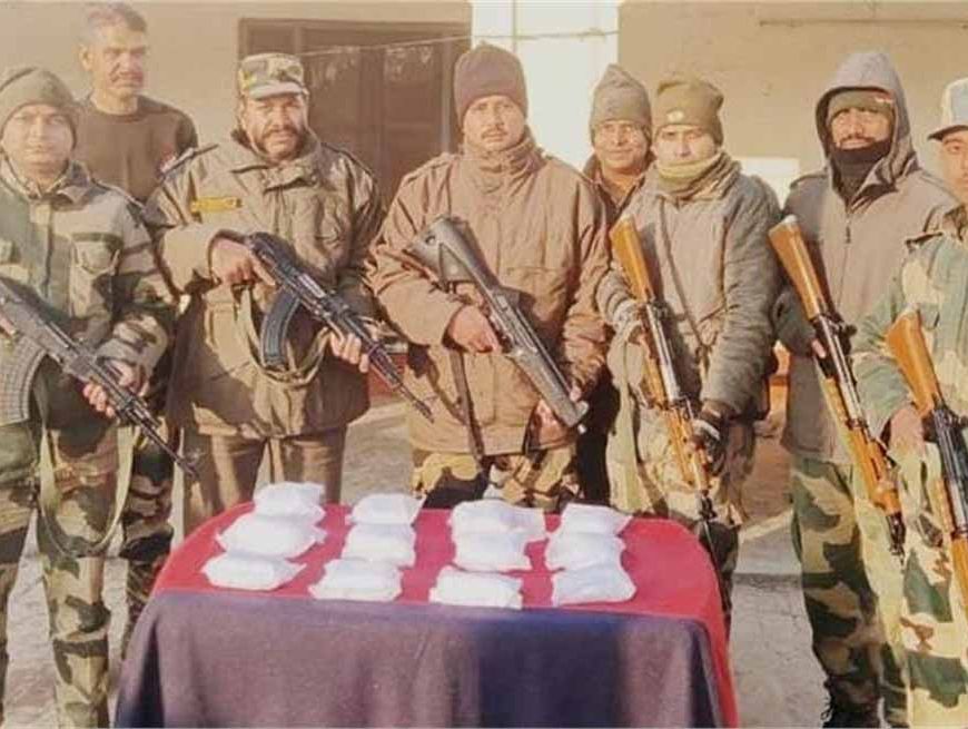 सीमा पर बड़ी कार्रवाई: BSF ने 37 करोड़ की हेरोइन पकड़ी