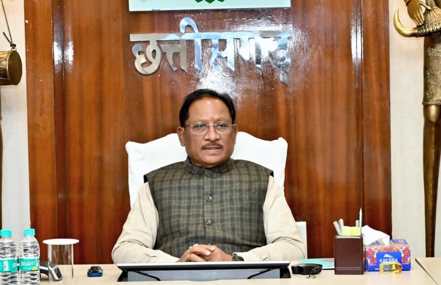 मुख्यमंत्री  विष्णु देव साय की अध्यक्षता में मुख्यमंत्री निवास कार्यालय में कैबिनेट की बैठक, महत्वपूर्ण निर्णय लिए