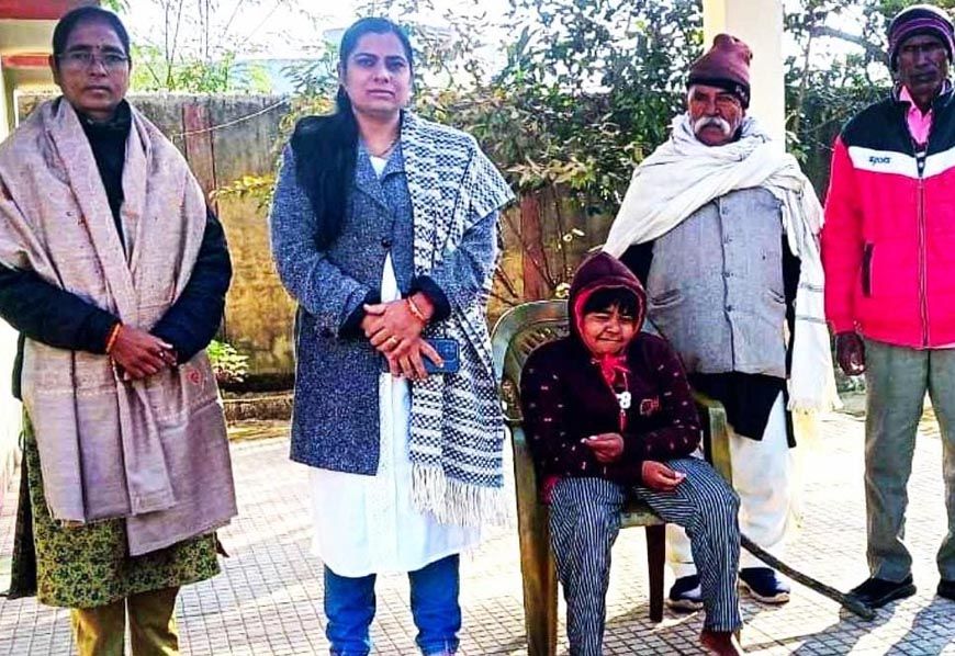 रायपुर : 4-5 वर्षों से लापता दिव्यांग युवती ममता की हुई घर वापसी